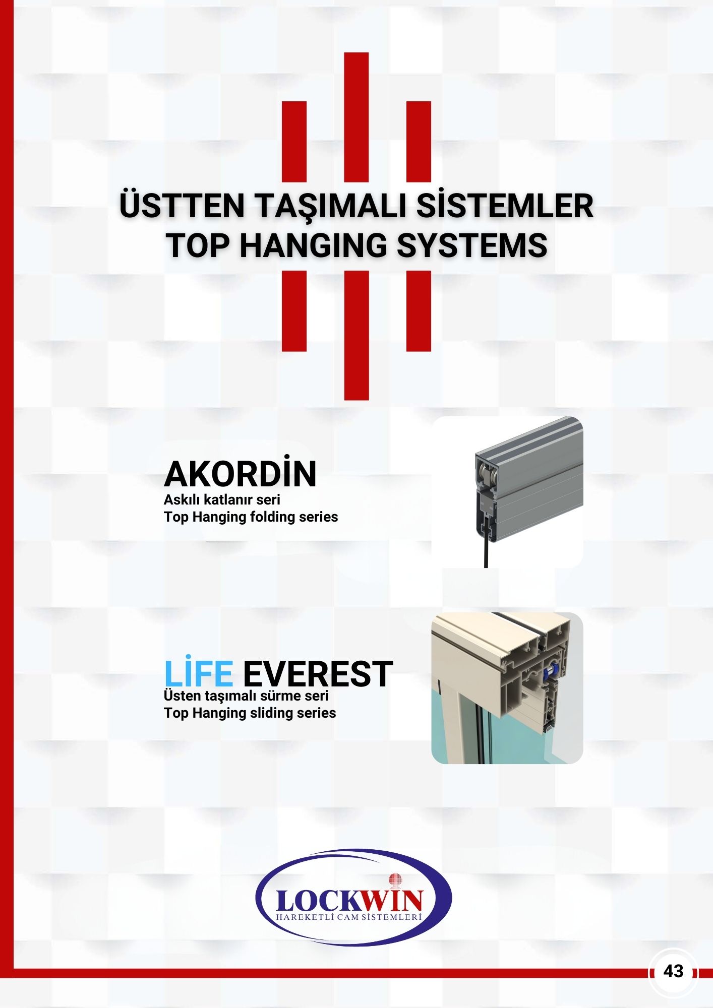 Lockwin | Üstten Taşımalı Sistemler